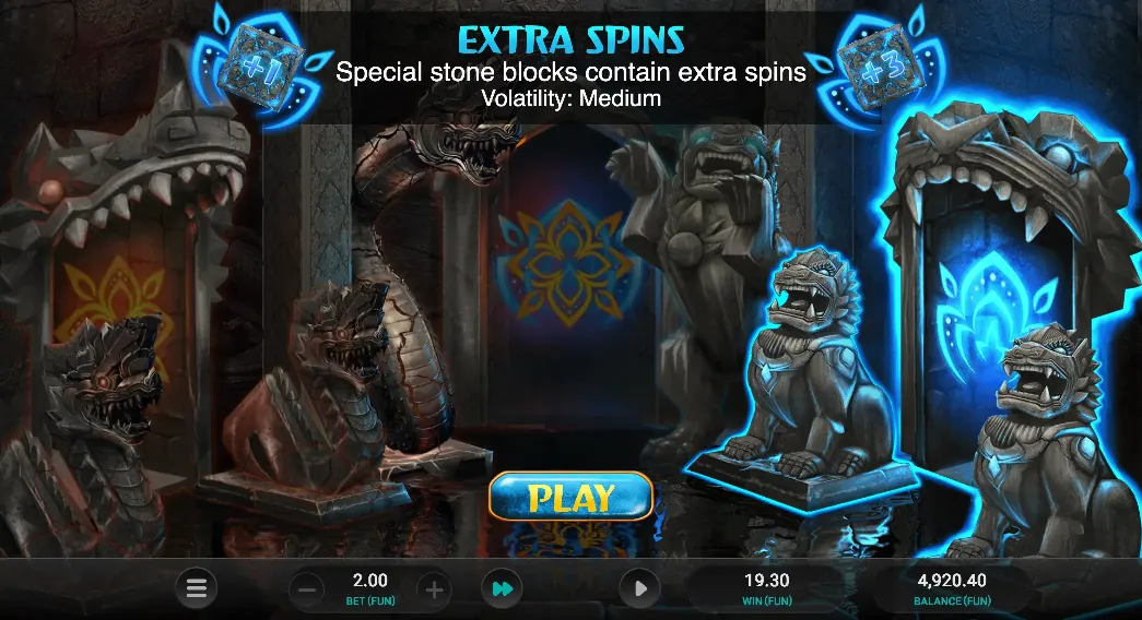 Temple Tumble Extra Spins Selected